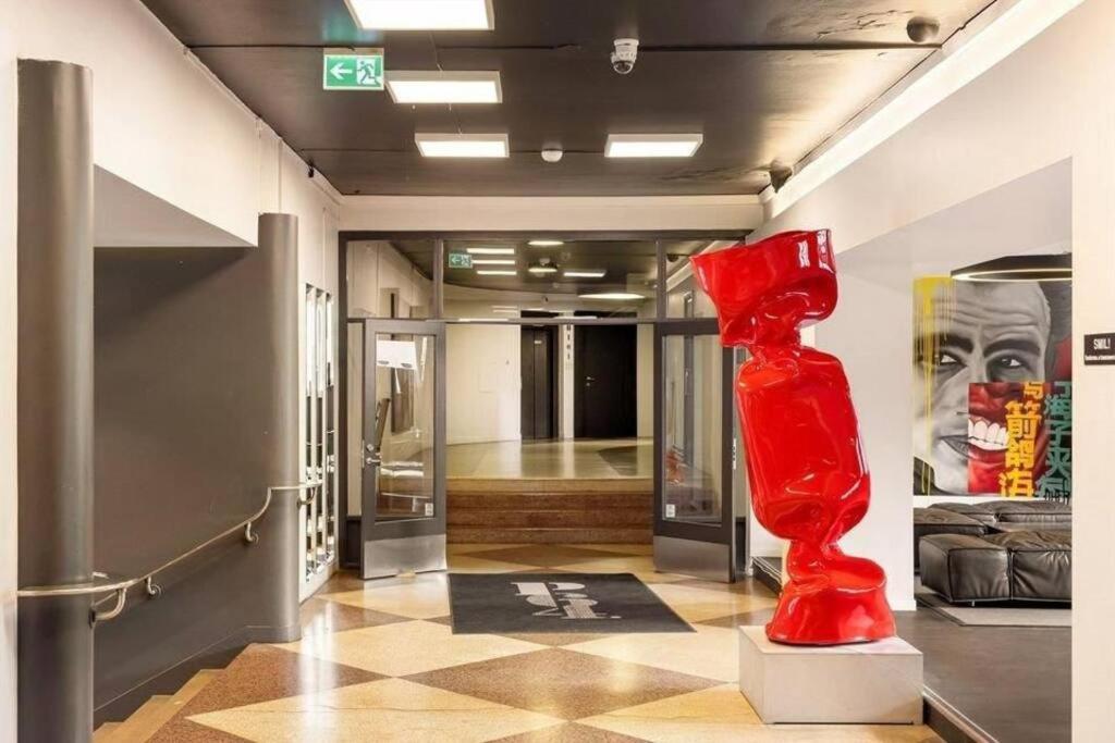 Praktisk 1-Roms Leilighet Oslo Esterno foto